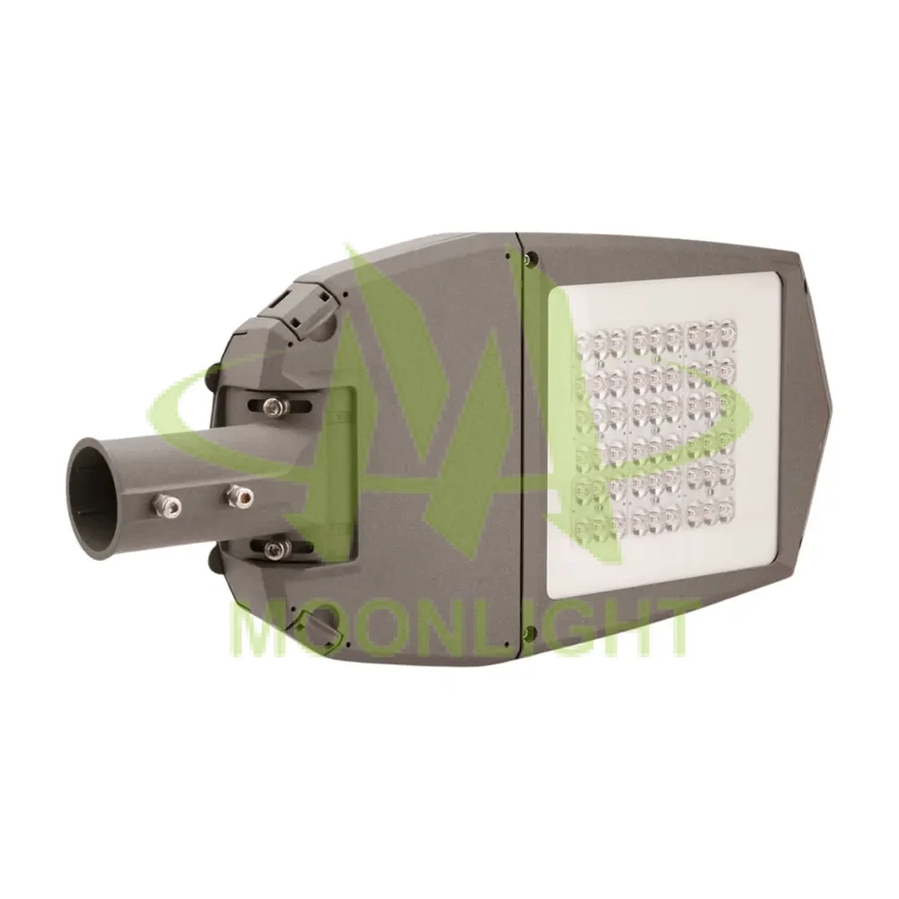 Street light body MLT-SLH-MM-II, die-cast aluminum LED street lamp housing with slim profile, IP65 outdoor design